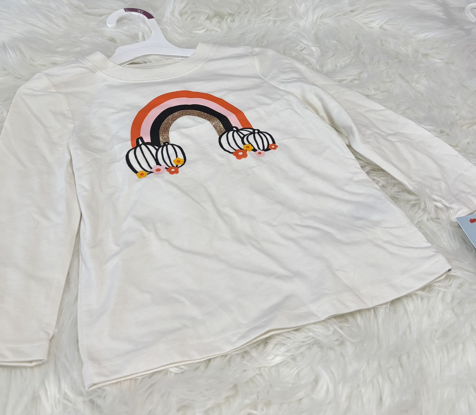 New! Cat & Jack Halloween Rainbow Tee *3T & 4T