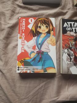 Various Manga- Haruhi Suzumiya; Attack On Titan