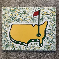 The Masters PGA Hand Painted Canvas 8x10