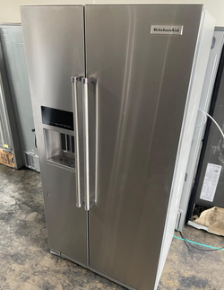 KitchenAid Side-by-Side Fridge – Stainless, Ice & Water Dispenser