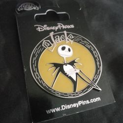 Nightmare Before Christmas Jack Skeleton Silhouette PIN 