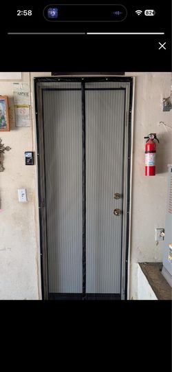 Magnetic Mesh Screen Door 60 x 80 Inches