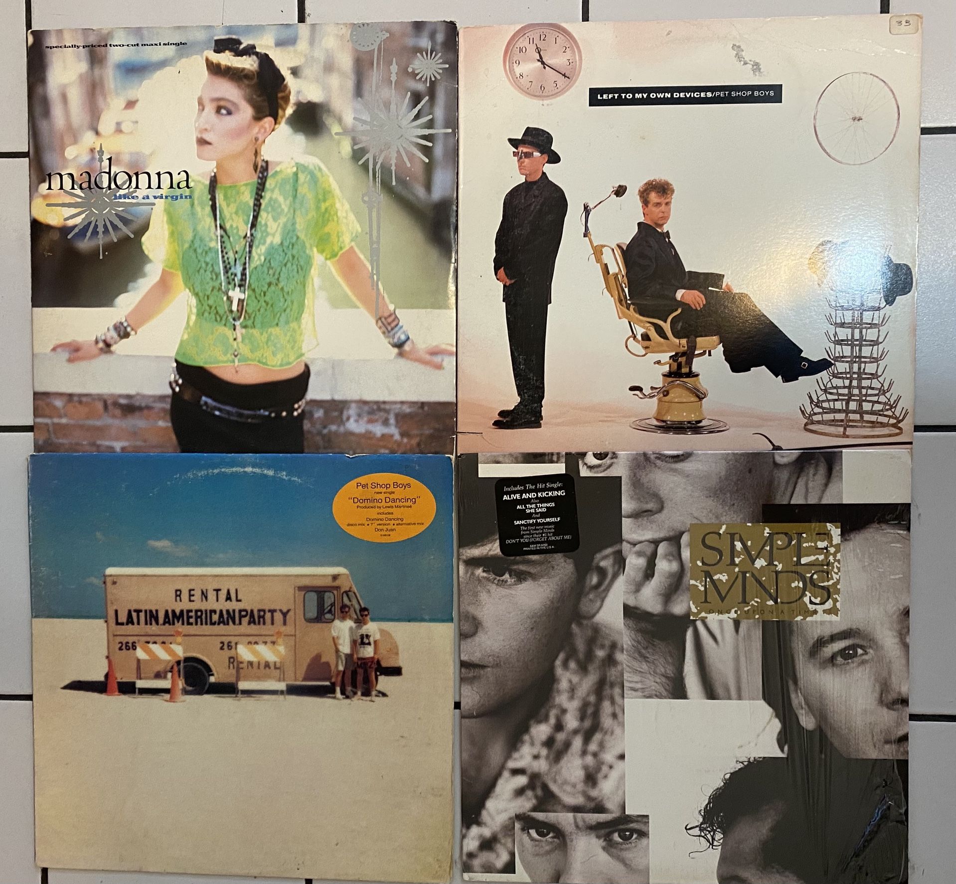 Vinyl Records 80's Music Great Shape