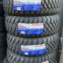 LT 235/75/15 Atlander MT Mounted And Balanced Set Of 4 Montadas Y Balanciadas Las 4