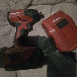 Hilti Drill, Battery & Charger
