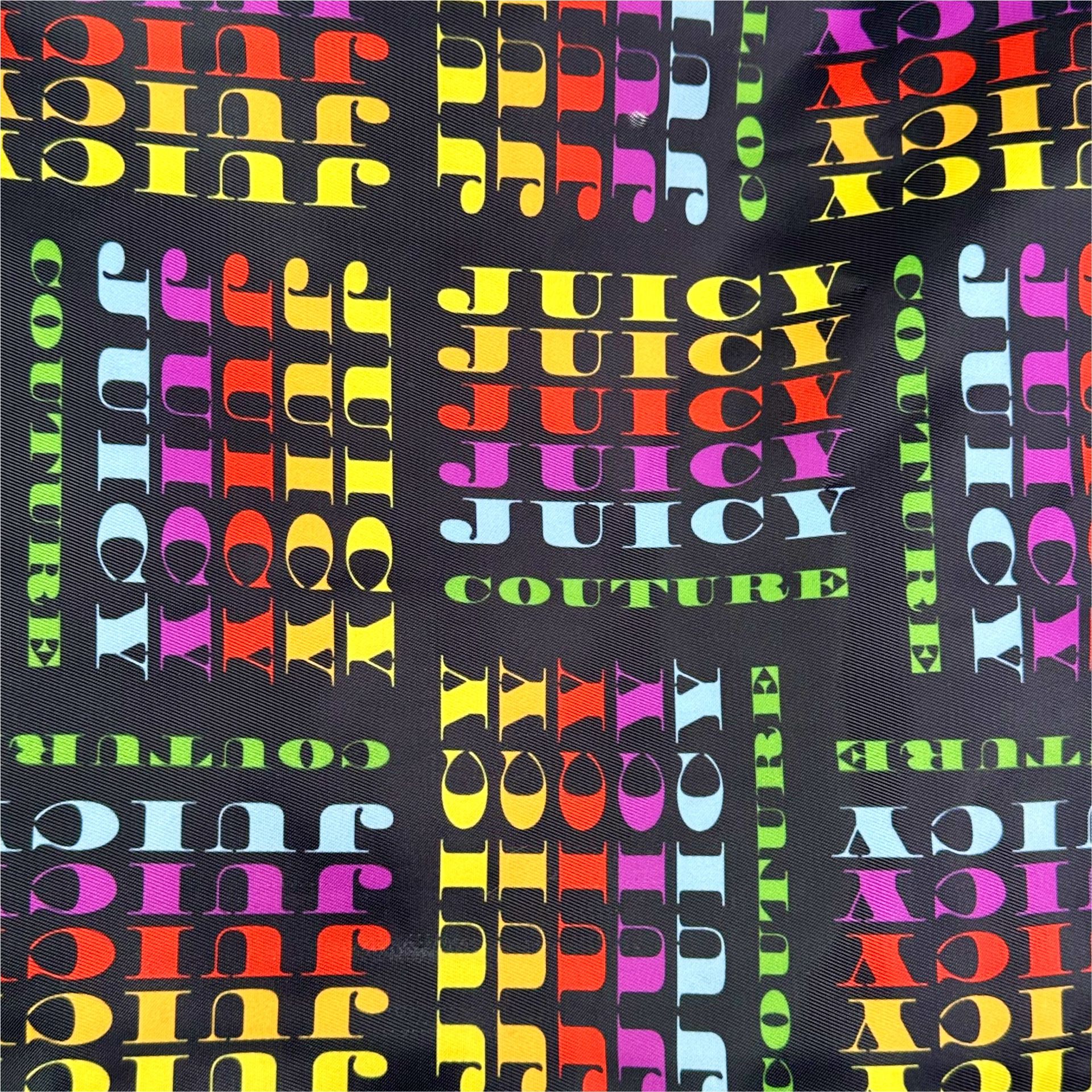 Juicy Couture Rainbow Spell-Out Tote / Shoulder Bag 