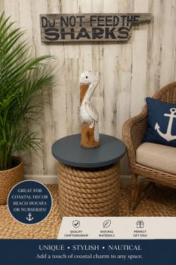 COASTAL SIDE TABLE - BLUE