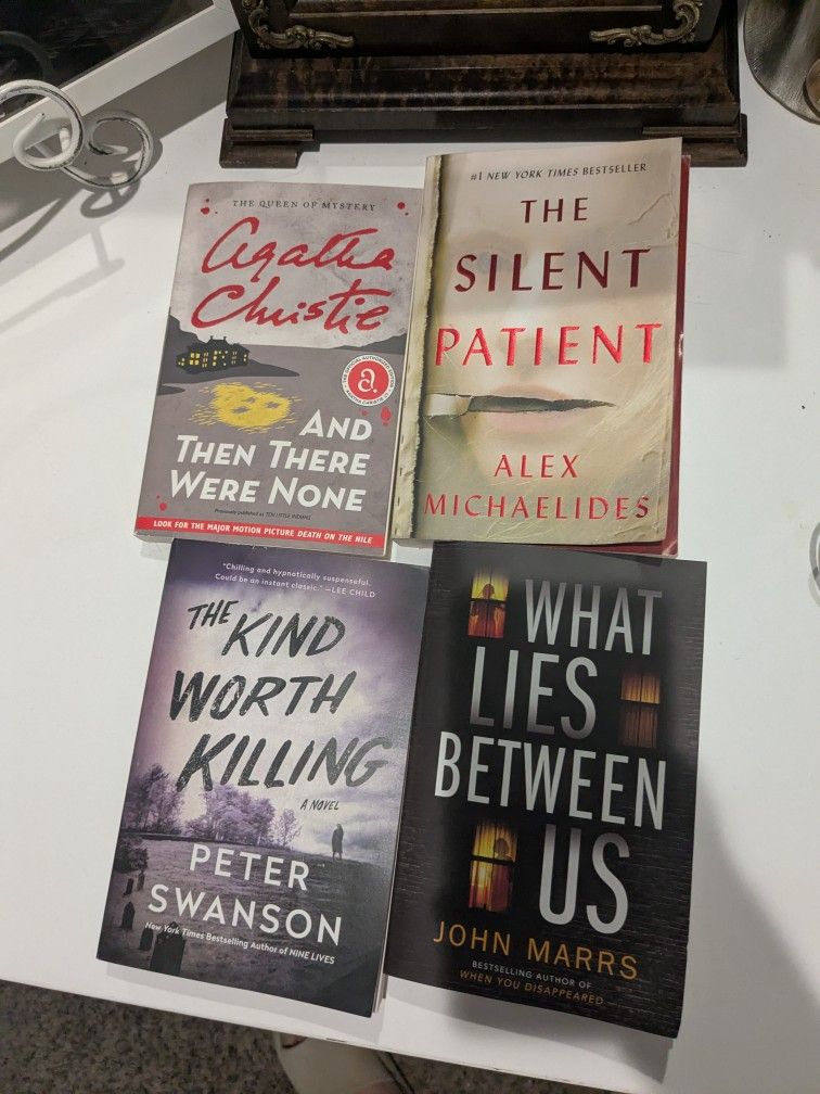 Set Of Thriller Books $5 Each
