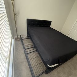 Queen Bed Frame And Bed 