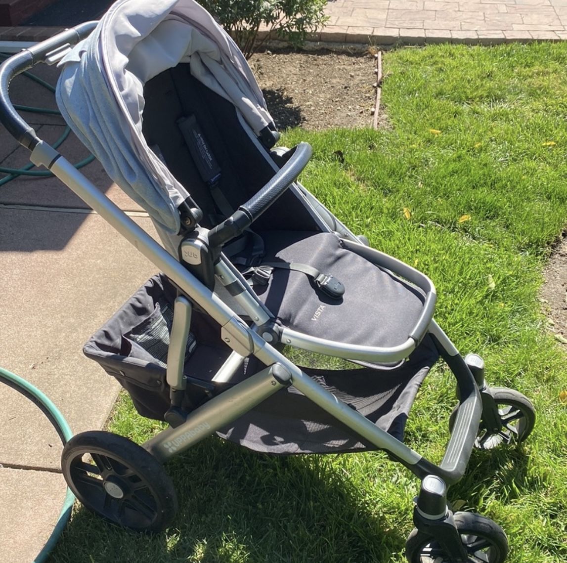 uppa baby vista stroller with basinet