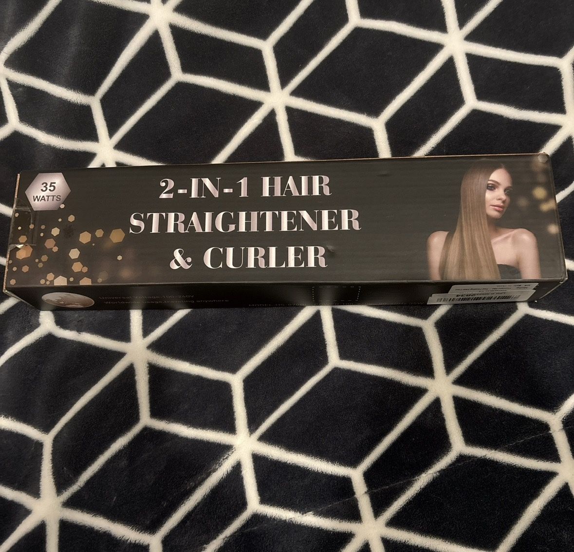 2 in 1 hair Straightener & Curler