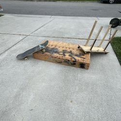 Free Style Skate Board Box With Stand Included No Skate Board 