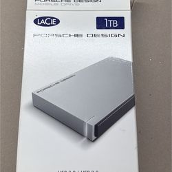 LaCie Porsche Design Mobile Drive 1TB External Hard Drive