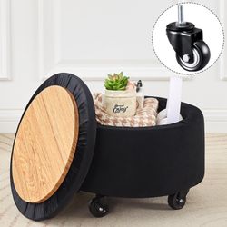 Cpintltr Storage Ottoman Round