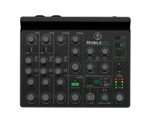 Mackie MobileMix 8-Channel USB-Powerable Mixer for A/V Production