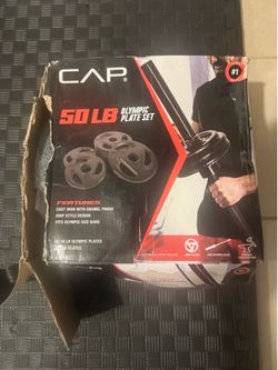 CAP 50 lb Olympic weights