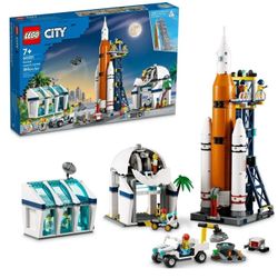 Lego City Rocket Launch Center Building Toy Set 60351, NASA-Inspired Space Toy with Rocket, Launch Tower, Observatory, and Mission Control, Pretend Pl