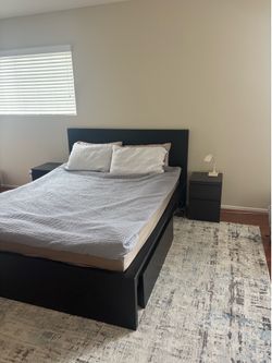 IKEA Bed Frame + Headboard