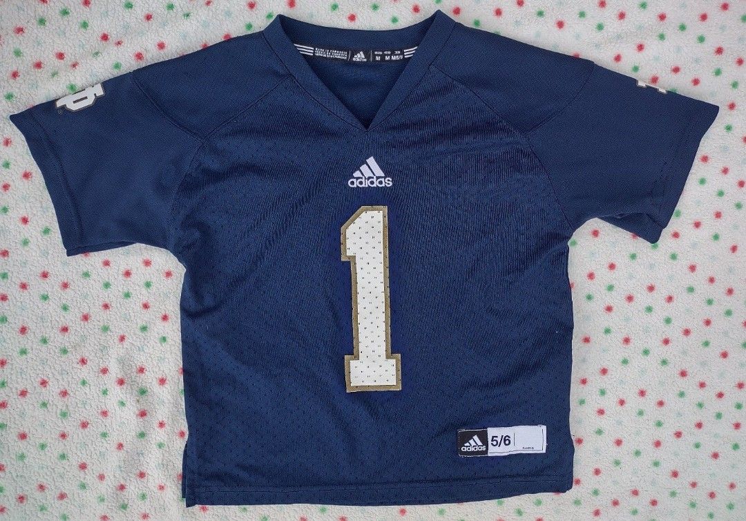 Children's 5/6 Medium Notre Dame Fighting Irish NCAA Football Jersey