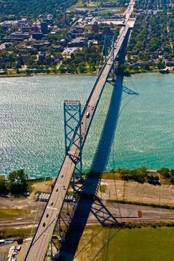 AMBASSADOR BRIDGE PICTURE-DETROIT MI./WINDSOR ONT.