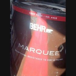One Gallon Of Marquee Paint Deep base is Brick Color Of  Never Been Opened I Pay $59 in Home Depot Take For $45