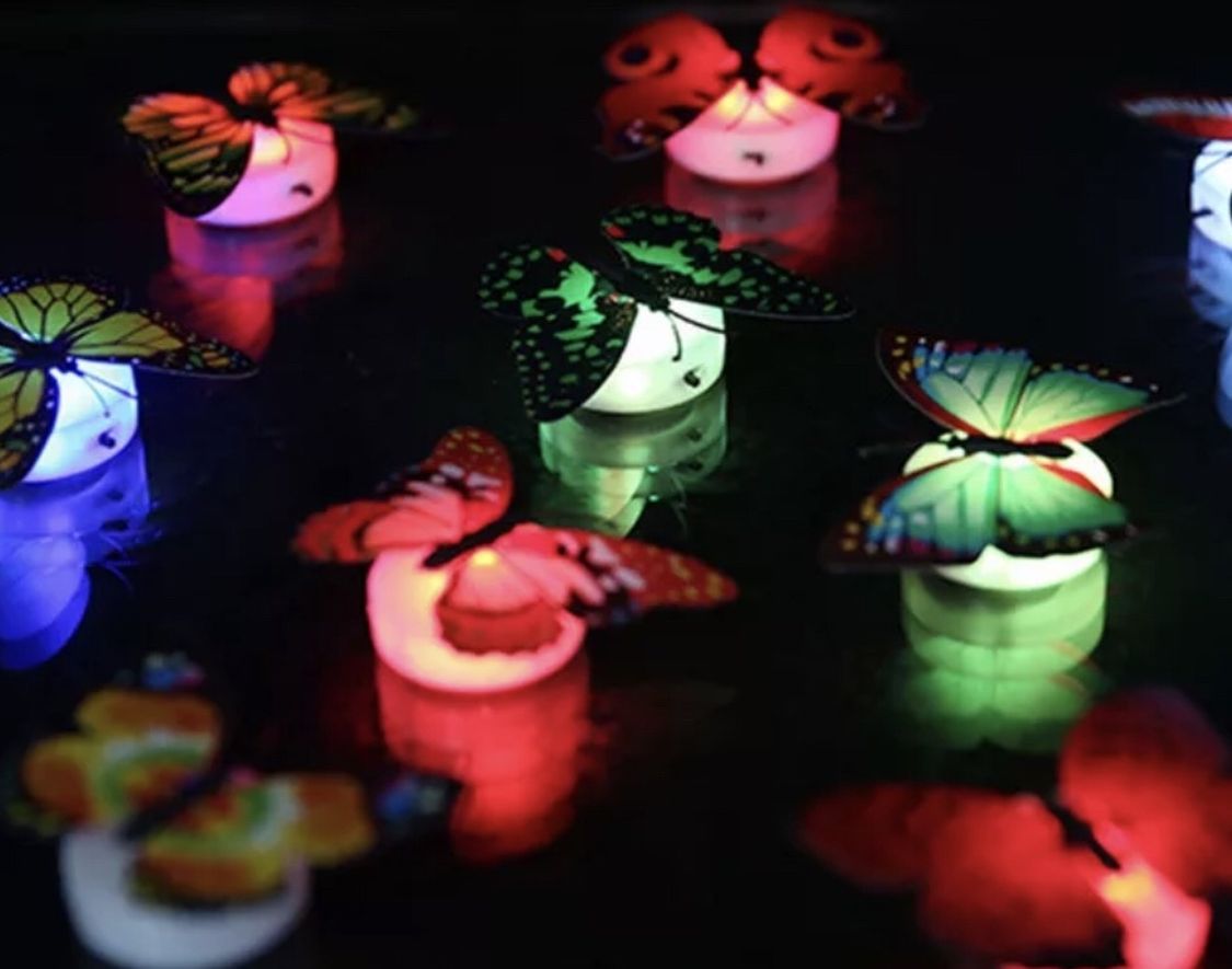 6 Led Butterflies