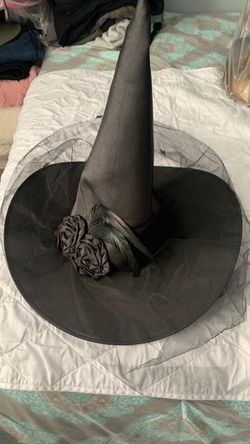 Witch Hat for adults with Spiders