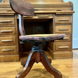 Early 1900s Antique Desk/Office Chair 