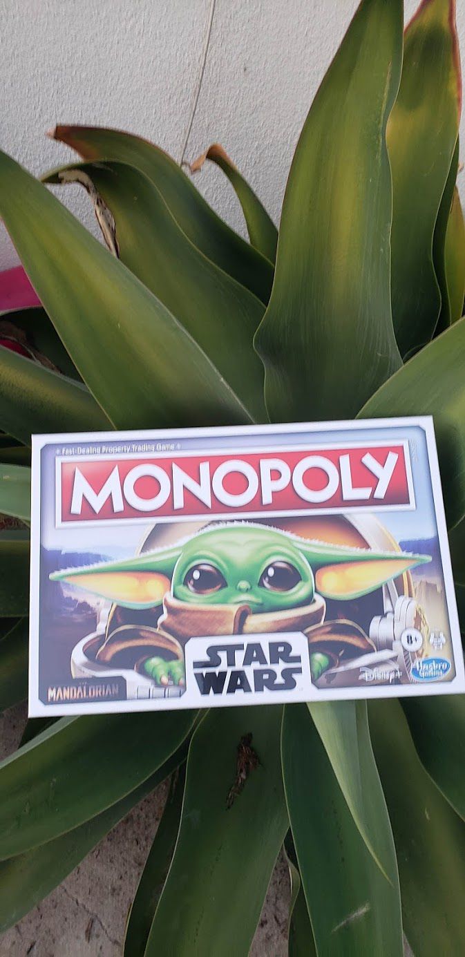 NEW The Mandalorian Baby Yoda Star Wars Monopoly Boardgame board game Comes from a pet-free and smoke-free home. Brand new in original package. $15.