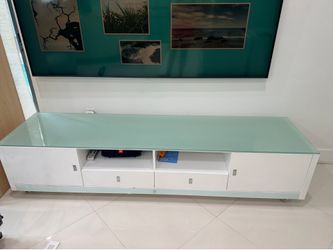 White Gloss TV Stand