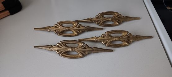 4 Vintage French Drawer Pulls