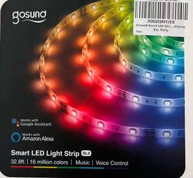 New - Gosund Smart LED Light Strip SL3 32.8ft/ Halloween or Christmas decor🔥