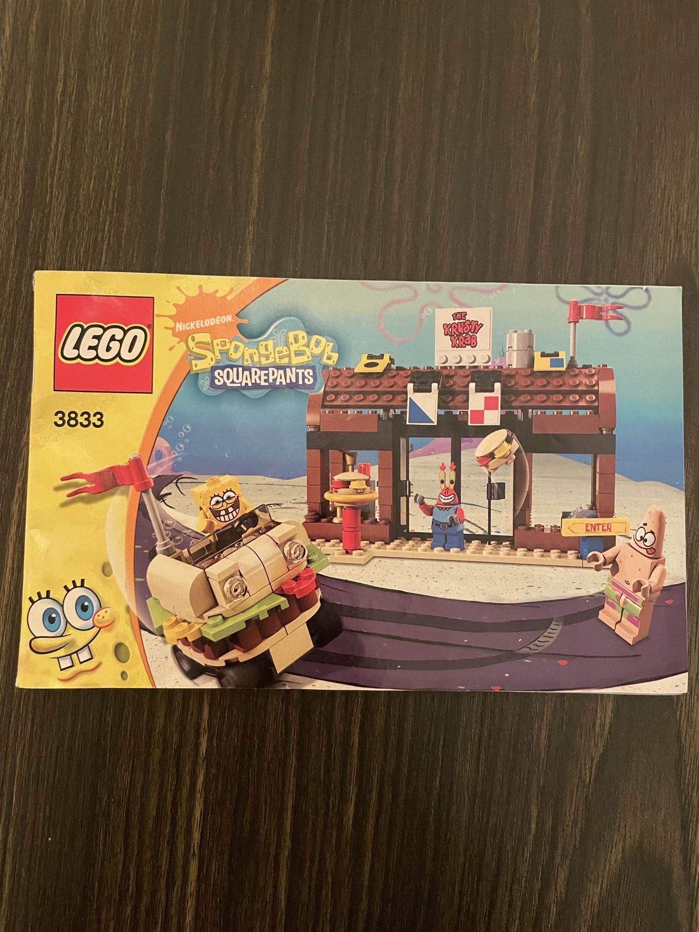 LEGO SpongeBob SquarePants Krusty Krab Adventures (3833) 100% Complete
