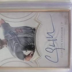 LOS ANGELES DODGERS KERSHAW AUTO