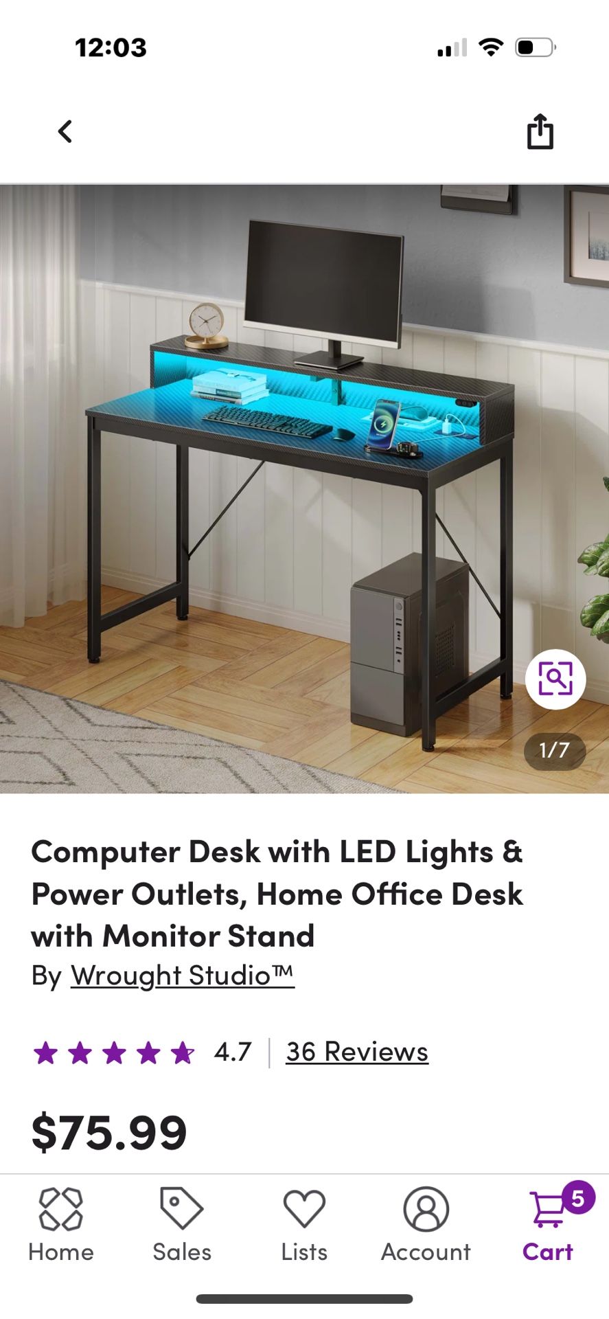 Led desk