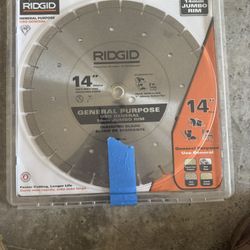 Ridgid 14 Inch Dimond Blade 