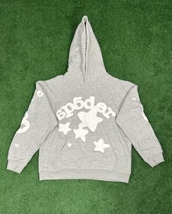Sp5der Grey Hoodie