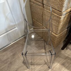 2 PLEXIGLASS CHAIRS- $50 Each