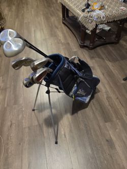 GOLF CLUBS WITH GOLF STANDBAG (JR.FLEX)RIGHT HANDED