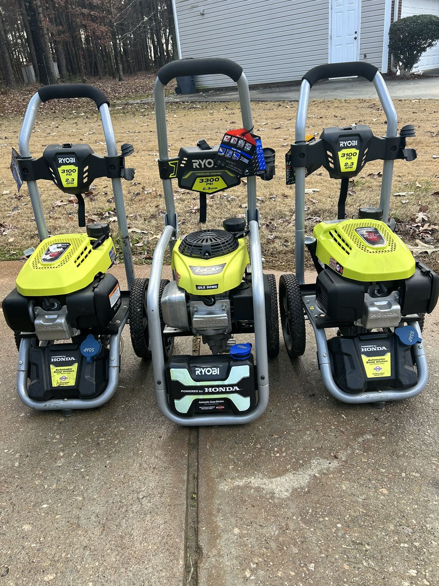 3 Pressure Washers