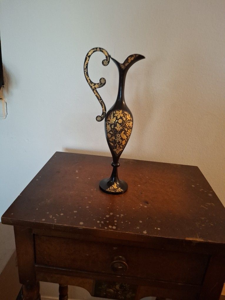 Toledo Spain Bronze Inlaid Gold Midc29th Cent.