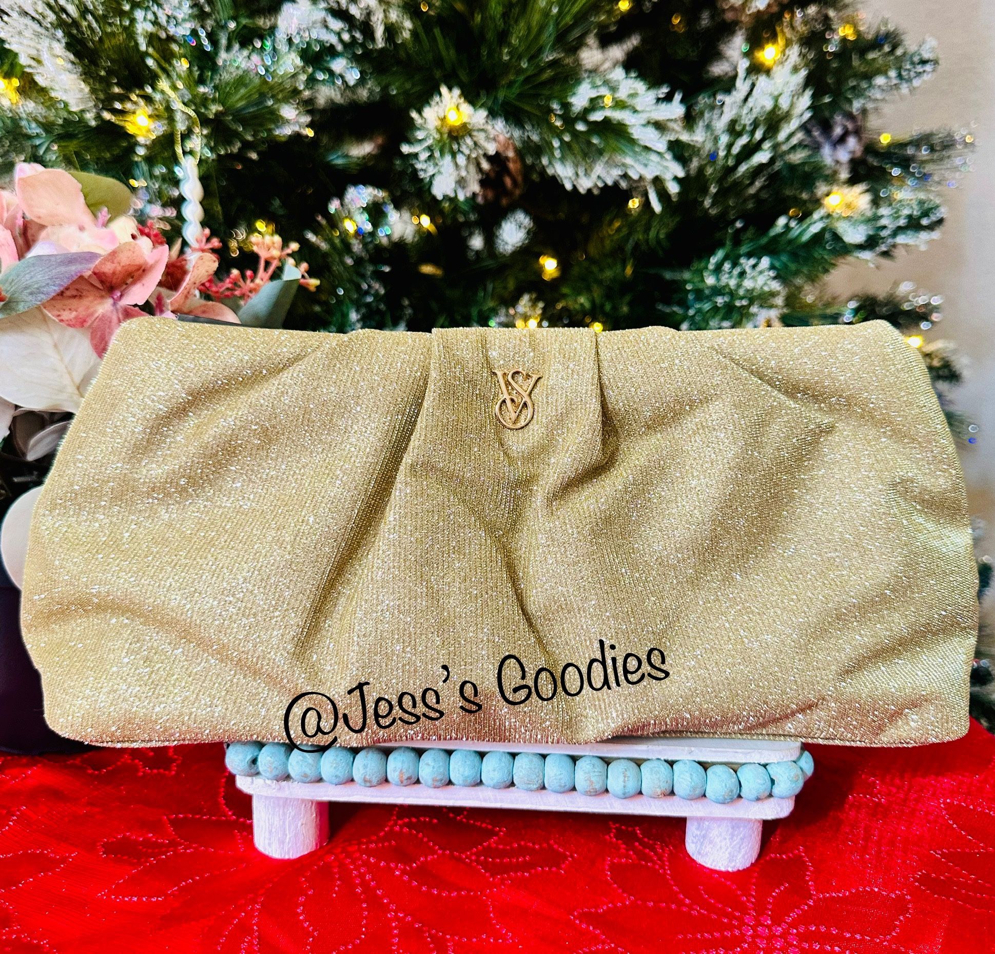 Victoria’s Secret Gold Shimmer Bag