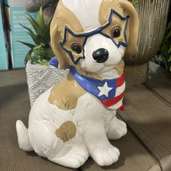 Patriotic dog decor 