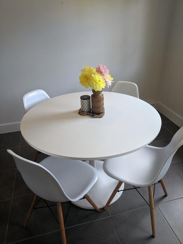 Round Dining Table White Dining Table Available in Different sizes