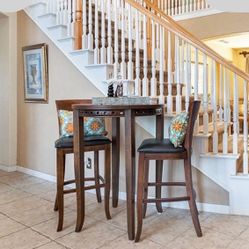 High Top Table And Chairs