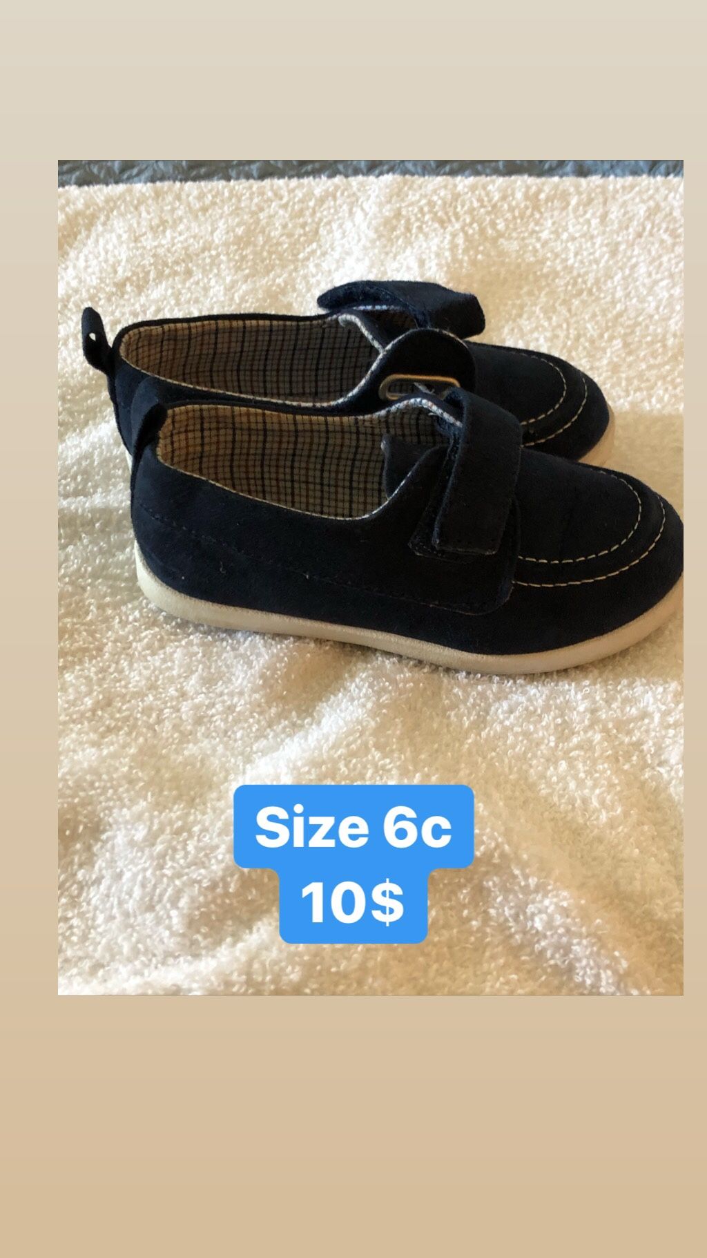 Navy blue casual dress shoes for toddlers