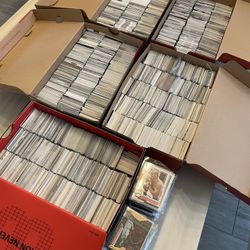 Bulk Lot ~10,000+ Assorted Sports, Pokémon & UFC Cards