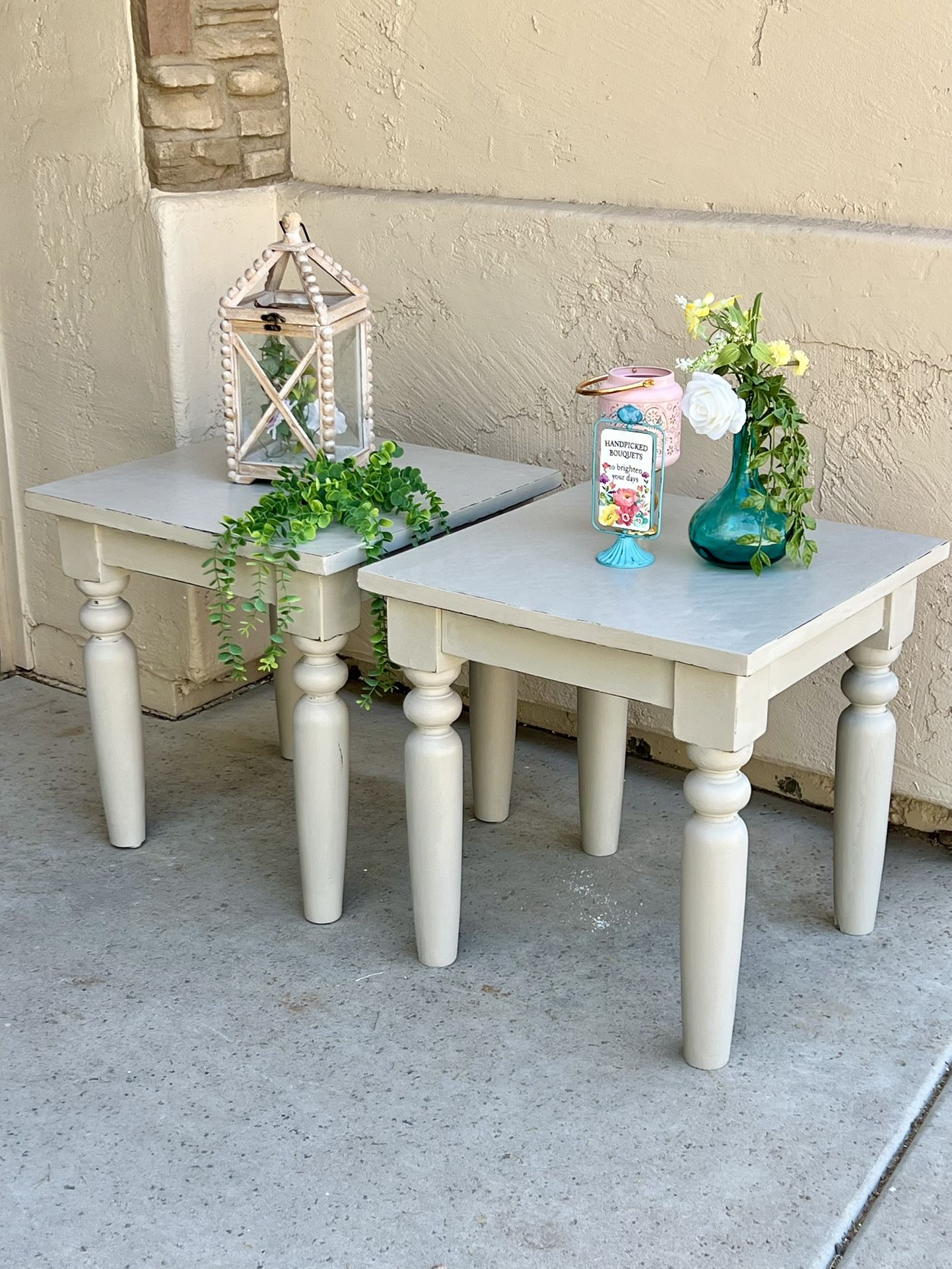 Matching Beige End Tables