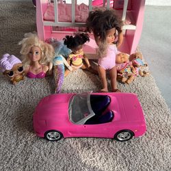 Doll Crib & Barbie Corvette