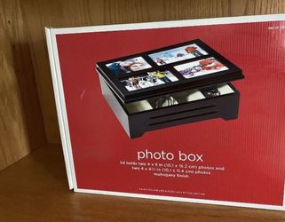 NEW Storage/jewelry Box With Photo display Top